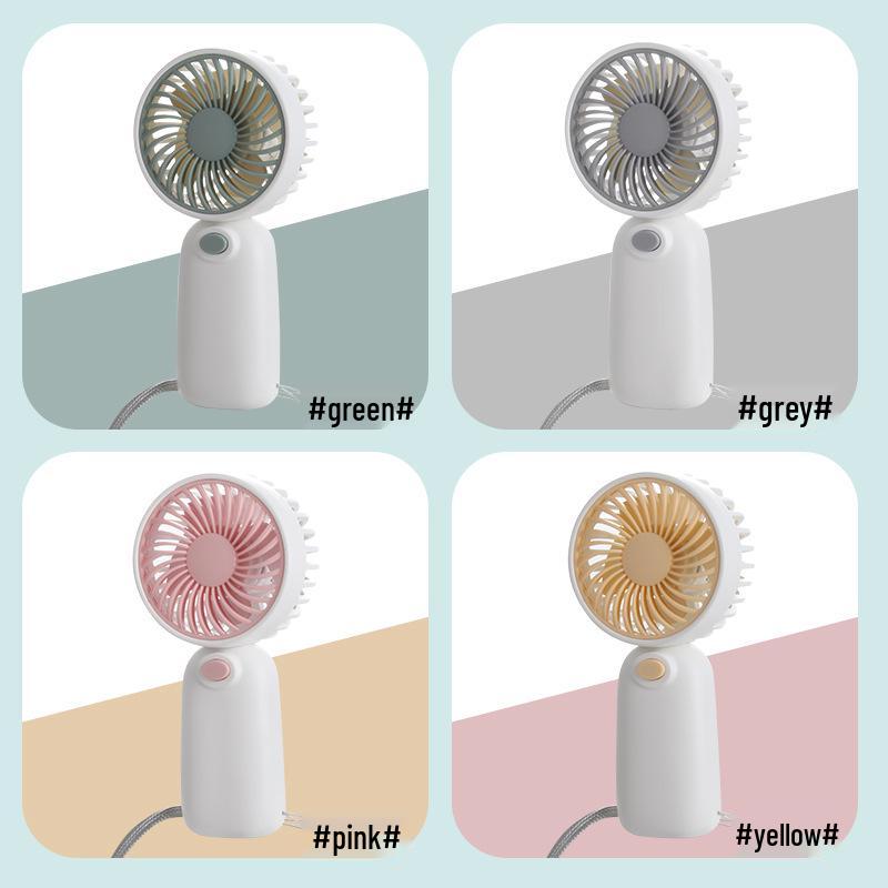 Portable No. 7 Mini Handheld Battery-Operated Pocket Fan - New Style Gift.