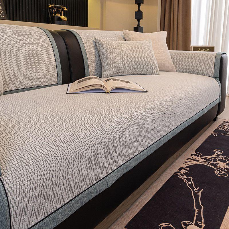 Light Luxury Sofa Cushion Anti Slip and Wear-resistant Sofa Backrest Cushion Home Decoration Universal Sofa Slipcover Thickened  Machine Washable