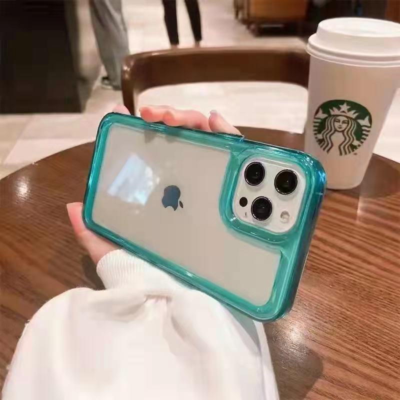 Space Shell Suitable for Apple 16 Acrylic IPhone 15 Mobile Phone Case 14pro All-inclusive Xr Transparent 11 Anti-fall 78p