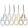 Retro Plum Blossom Zinc Alloy Embroidery and Cross-Stitch Scissors