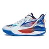 Li-Ning Cloud Anti-Slip Anti-Kick Shock Absorbing Lightweight Rebound Low-Top Basketball Shoes Kids Sneakers Blue White YKBT042-3