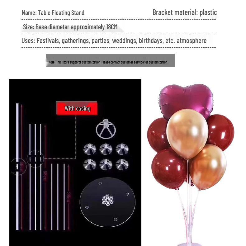 Detachable Balloon Table Display Stand for Wedding and Party Decor