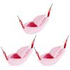 3 Sets Hamster Hammock Nests Banana Shape Hanging Winter Warm House Small Animal Supplies