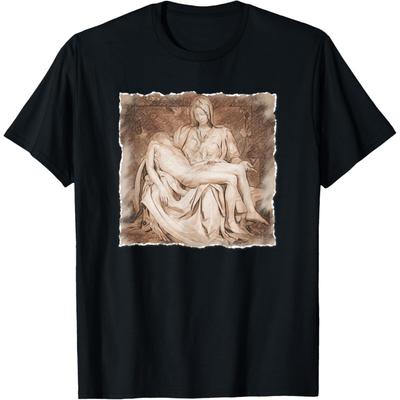 The Pity - La Pietà Statue, Michelangelo Renaissance Art T-Shirt