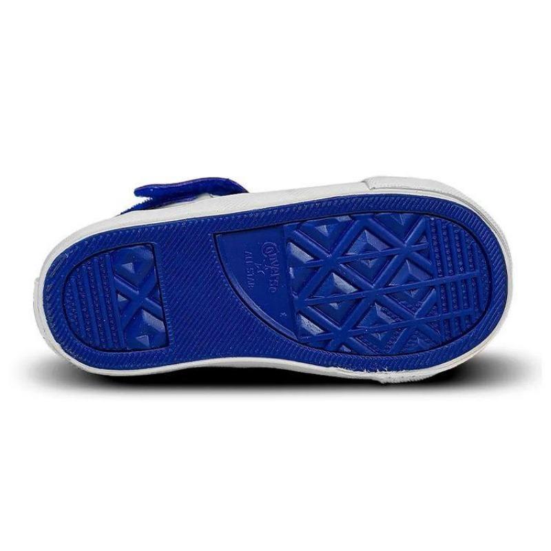 Converse Pro Blaze Strap Kids High Skate Shoes Casual Grey Blue 772124C