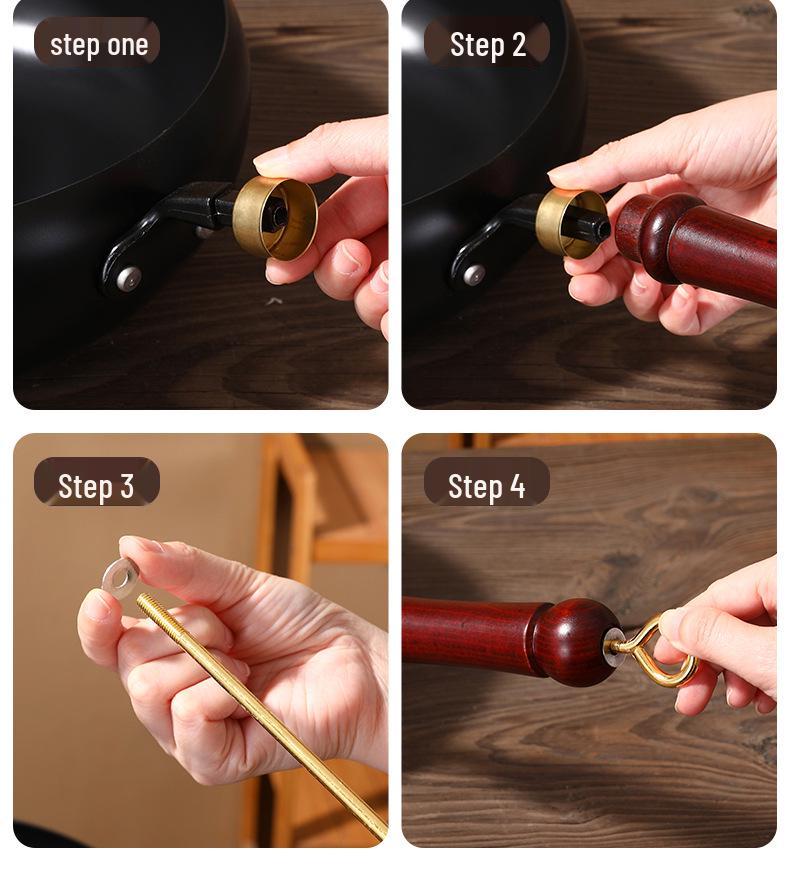 Ancient-Style Non-Stick Thick Iron Wok for Stir-Frying, Stewing, and Soup - Household & Commercial Use