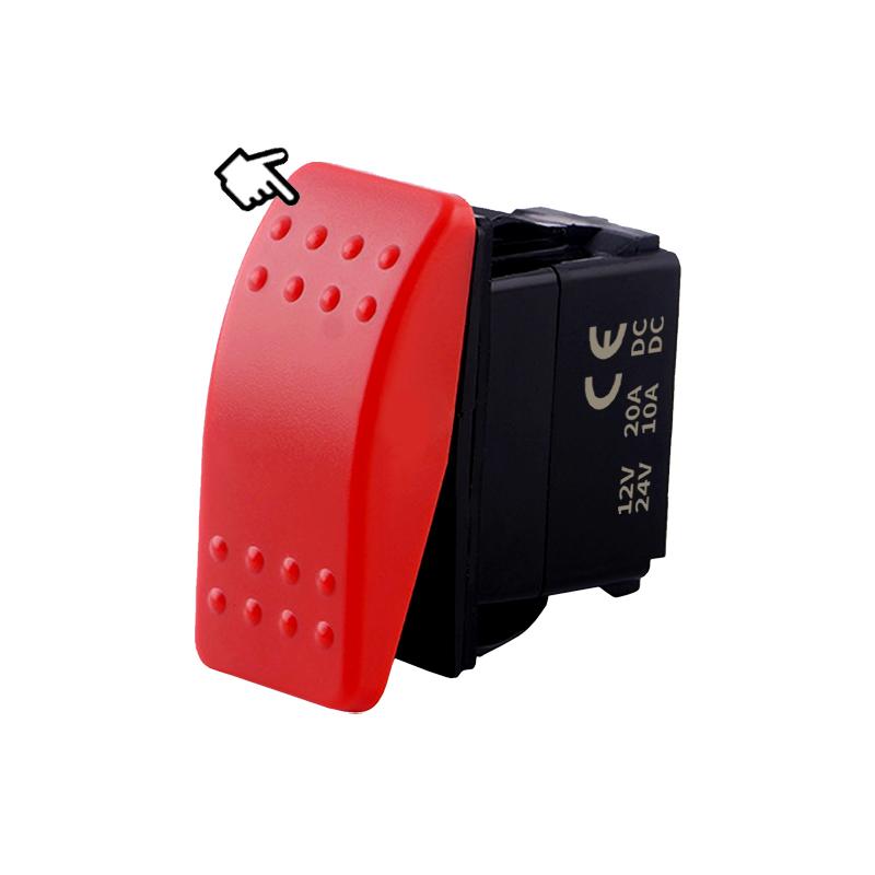 Universal 12V/24V Rocker Switch ON-OFF / 3 Position ON-OFF-ON Toggle Actuator for ARB Carling Style ATV UTV Tractor Marine Boat Battery Switches5