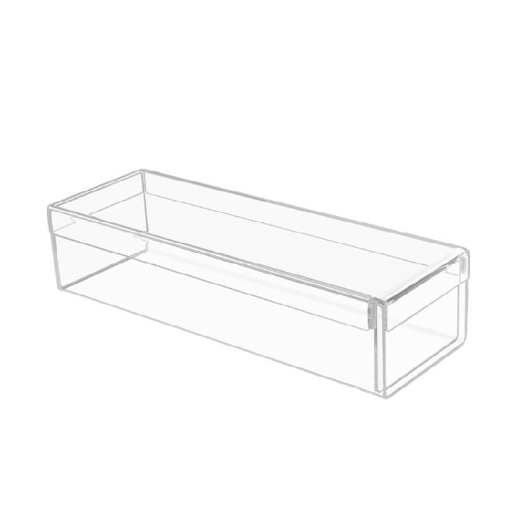 Elegant Acrylic Box Produced for Tiramisu and Mousses Dessert Offering Clear Visibilities and Dust Resistant Cover for Hygienes