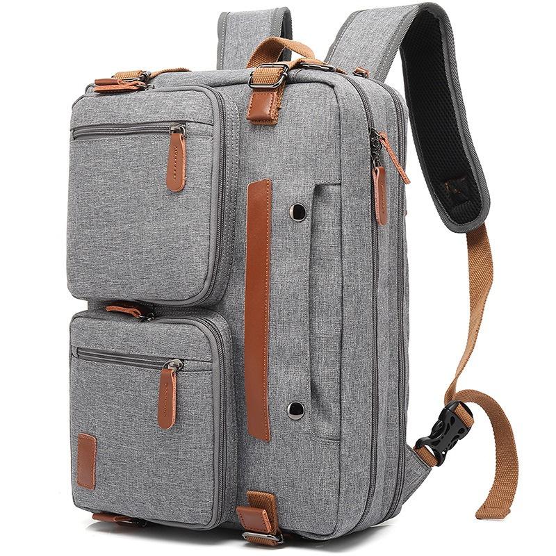 Multifunctional Backpack Diagonal Cross Student Schoolbag Business Handbag Computer Bag Outdoor Men's Bouble Shoulder Backpack