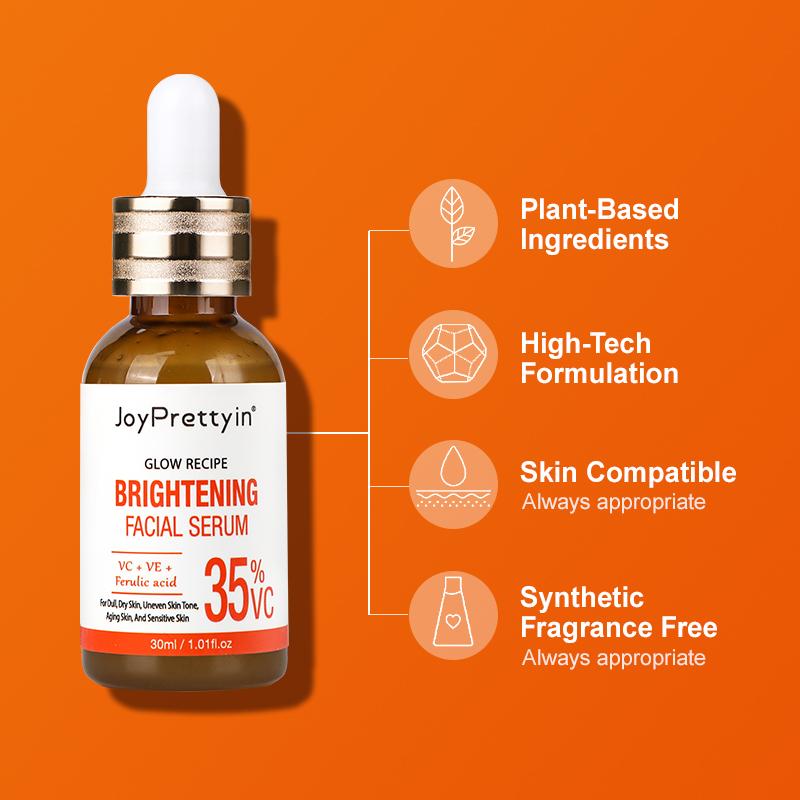 Vitamin C Liquid Serum Anti-aging Whitening VC Hyaluronic Acid Face Serum Brighting Moisturising Fade Fine Lines Skin Care