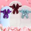New Sashes Elastic Bow Tie Ready Made Chair Sashes Band For Wedding Party Hotel Banquet Event Decoration