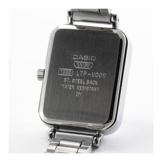 CASIO Casio Casio Standard Cheap Casio Chipkashi Watch Ladies Brass Metal Silver White LTP-V009D-7E [Parallel Import]