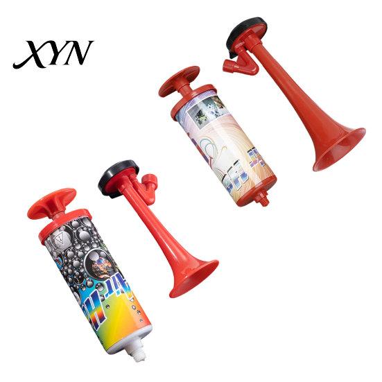 Anti-fall Cheering Horn Large for Soccer Game, Fan Air Competition Stadium, Hand Pump Megaphone Noise Maker Team Party Festival Outdoor