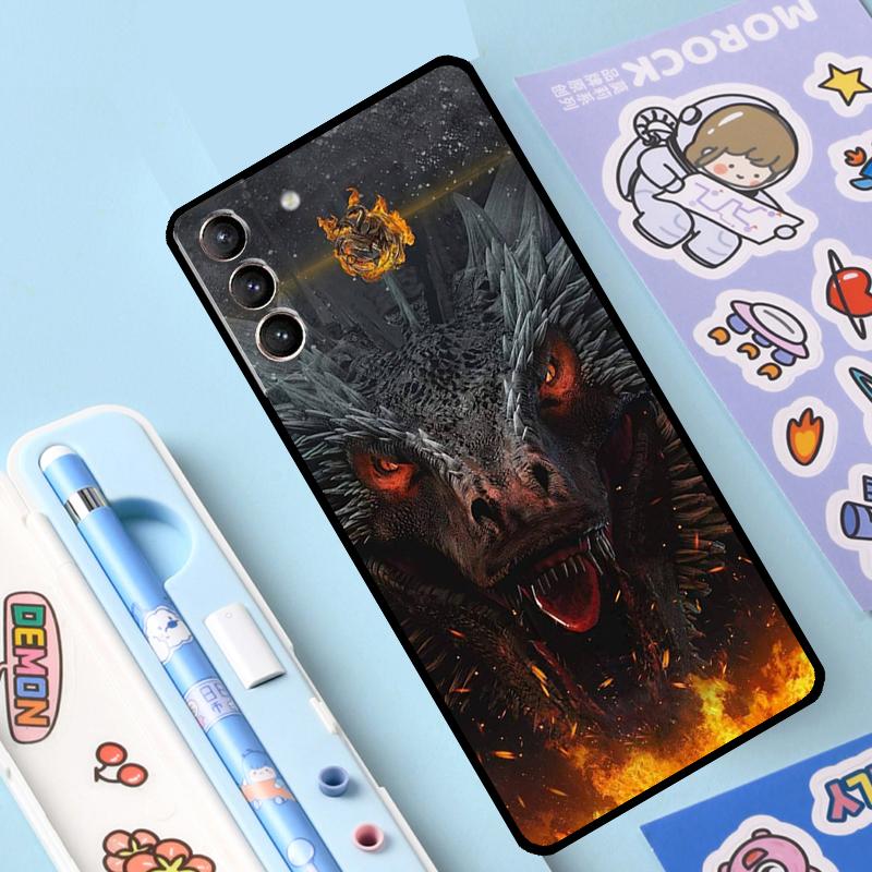 Dragon Cool Art Case For Samsung Galaxy S23 S22 Ultra S21 Plus S8 S9 S10 Note 10 20 Ultra S20 FE S21 FE Cover
