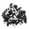 100PCS Handmade Wooden Tags Label Links Wood Decorative Buttons Embroidered Garment Label for DIY Sewing Knitting