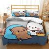 Cute Bubu 3D NEW Duvet Cover Pillowcase Bedding Set Adult Boy Girl Bedroom Decoration Children Single Double Large
