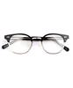 Ssiellonda Stem Black Silver Browline Glasses