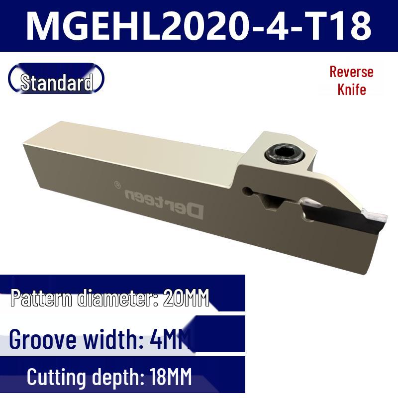 Portautensile per scanalatura tornio MGEHR2020-3-4: Taglio CNC ed Estensione per Scanalatura del Diametro Esterno