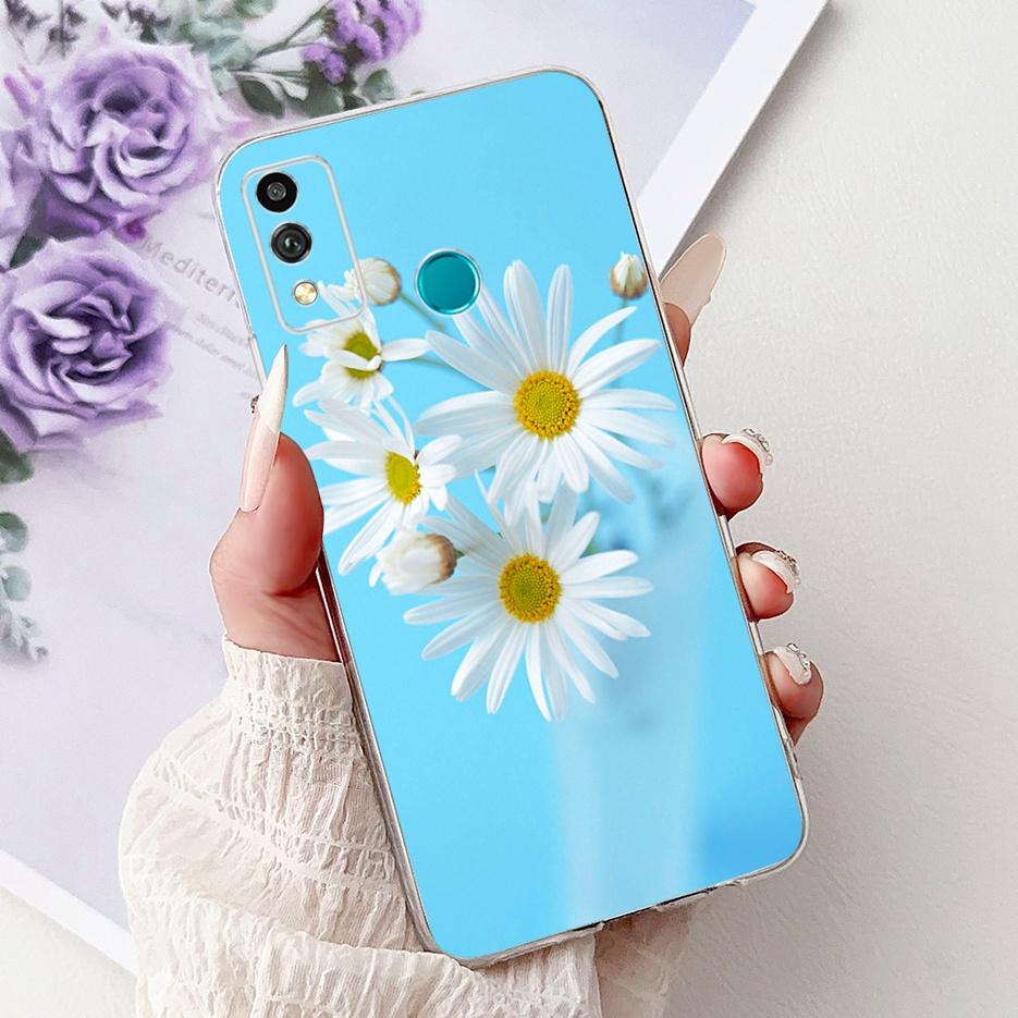 For Honor 9X Lite Case JSN-L21 JSN-L22 Cute Love Heart Painted Cover Soft Silicone Case For Honor 10X Lite DNN-LX9 10XLite Shell