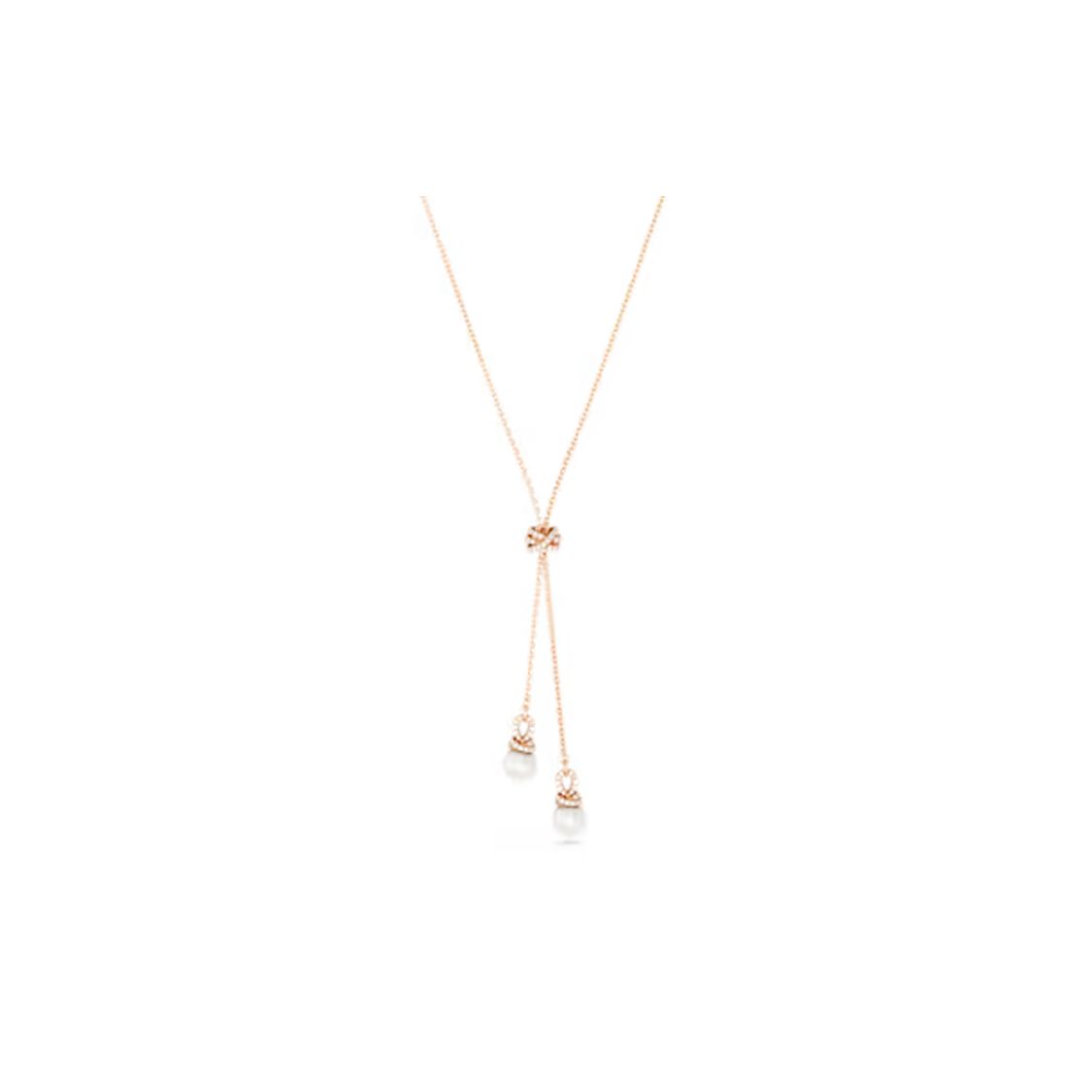 Swarovski Originally Pearl Pendant Rose Gold Tone Necklace Women necklace 5669521 F,Rose Gold