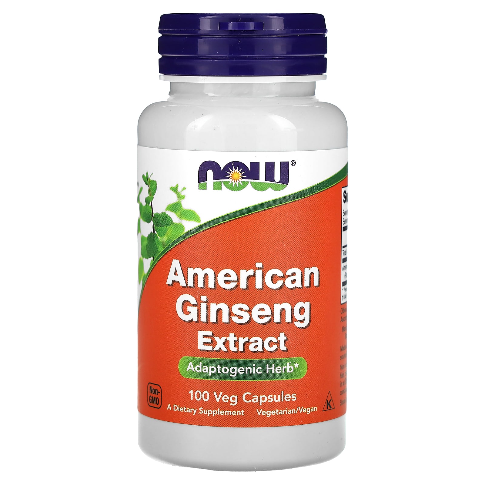

NOW Foods, American Ginseng Extract, 100 Veggie Capsules