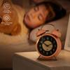Classic Twin-Bell Alarm Clock Extra-Loud Backlight Silents Sweep Retro Alarm Clock Student Time Manager Desktop Alarm Clock