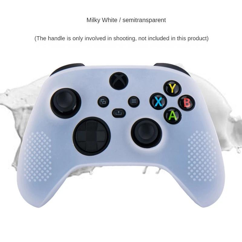 Vhodné pro konzolu XBOX Series X Silikonová ochrana rukojeti měkký kryt vyrobený ze silikonového materiálu pro pohodlný dotyk
