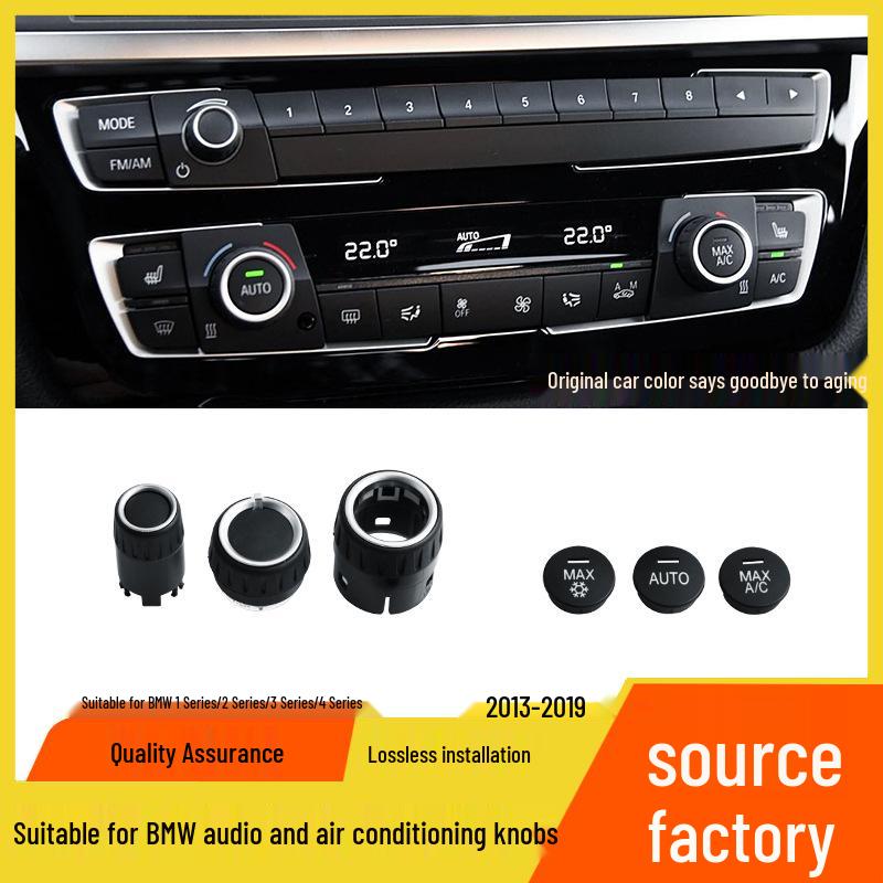 BMW 1 & 3 Series Air Conditioning Button & Audio Knob Cover (318, 320i, F30/F35)