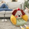 Cute Seat Cushion Gift Home with Backrest Armrest Anti Slip Lazy Sofa for Kitchen Living Room Small Space Bedroom Christmas