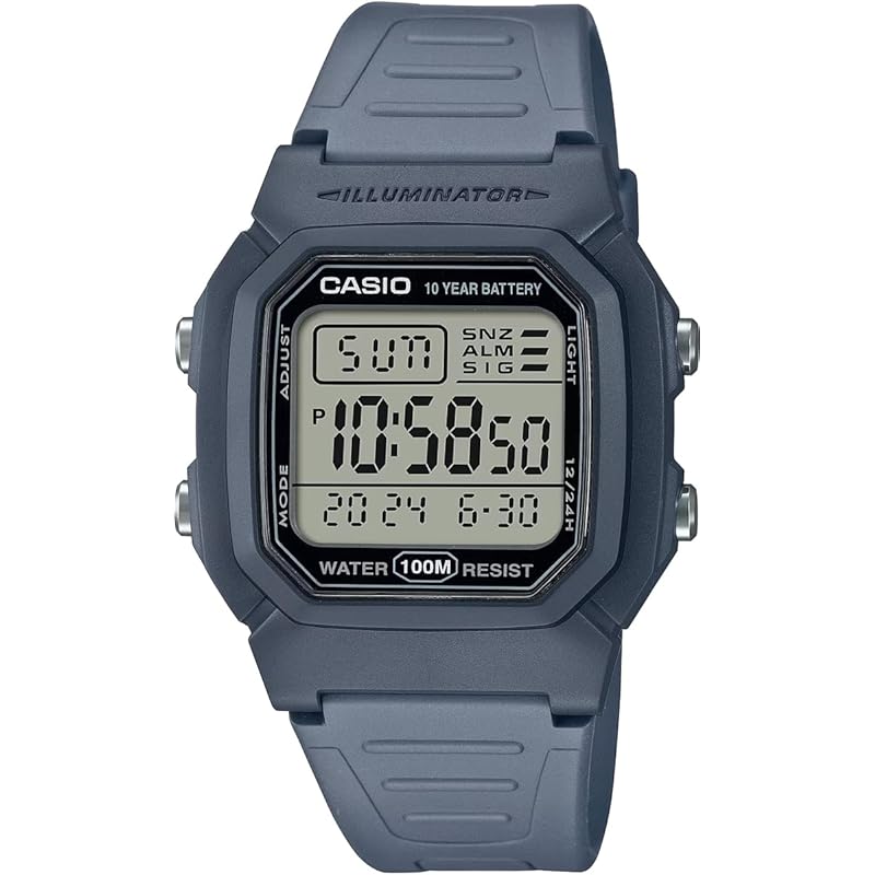 

[Casio] CASIO стандартные цифровые мужские часы W-800H-2AV сине-серые зарубежная модель [продукт]