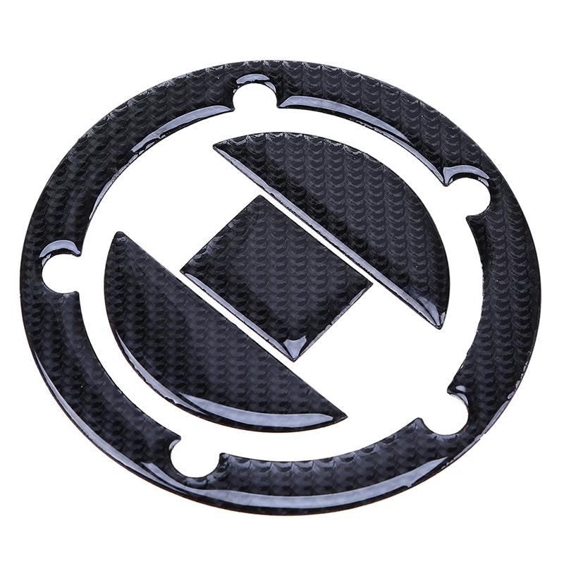5/8 Holes Carbon Fiber Oil Tank Cap Motorcycle Fuel Gas Covers Pad Stickers for Suzuki GSXR 600 750 1000 1300