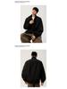 Men's Winter Retro Loose-Fit Bomber Jacket - Stand Collar, Padded, American Trendy Style