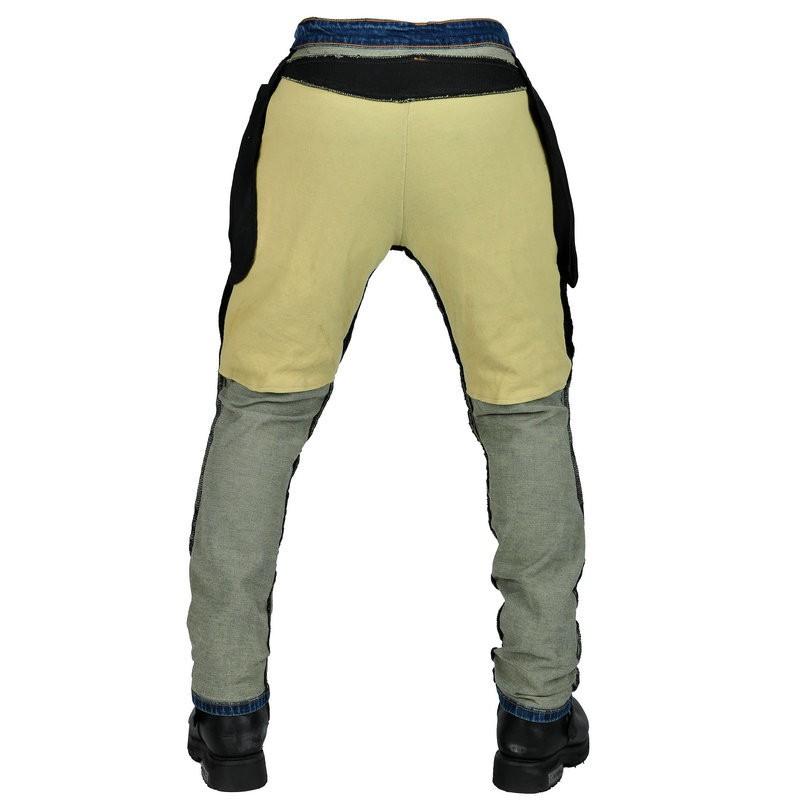 Mens Motorcycle Riding Pants With Kevlar Reinforcement Anti-Slip Crash Protection Cotton Outdoor Biker Trousers