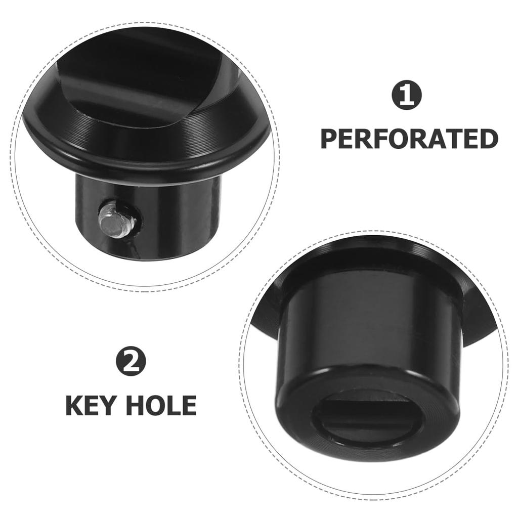 TEHAUX Motorcycle Key Accessories Aluminum Alloy Key Head for Electric Scooter Lightweight Key Replacement Parts Easy Install Key Cover