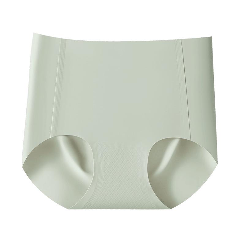 Seamless Women's Mid-High Waist Skin-Friendly Yoga Briefs - Breathable, Antibacterial, Milk Skin