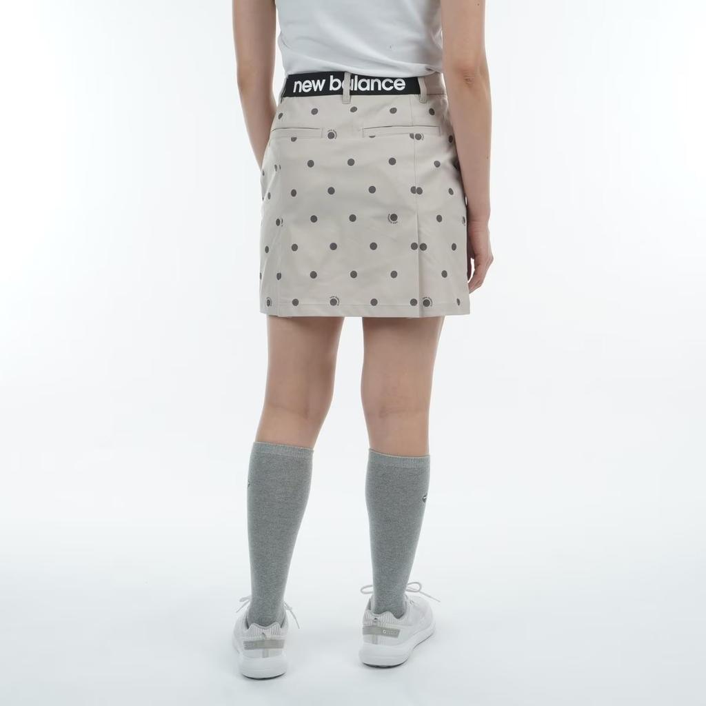 New Balance Golf Skirt Polka Dot 2 Women's (4-Way Stretch, Pattern) / 012-5134505 041_Beige [L]