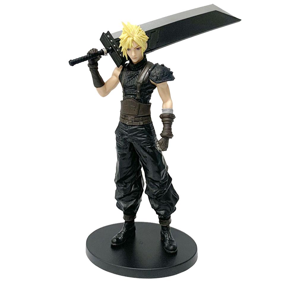 22cm Remake Version Amine Figure Cloud Strife PVC Action Figure Collectiable Model Toys Christmas Gifts Boy's Gift