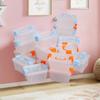 "5Pcs Clear Toolbox Model, Miniature Storage Box for Dollhouse Decor, Home Design and Micro Scene Props.