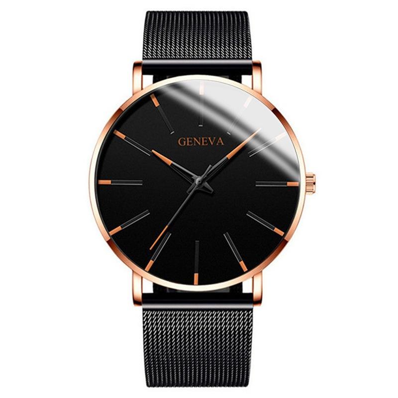 Módní modré jehlové pánské hodinky Pánské hodinky Quartz