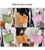 2025 Women's Large Capacity Transparent PVC Handbag - Fashionable, Water-repellent, Simple Style