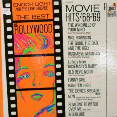 

LP Record ENOCH LIGHT THE LIGHT BRIGADE The Best Of Hollywood Movie Hits PR5027SD Project 3 Total 1968 US Pop Used