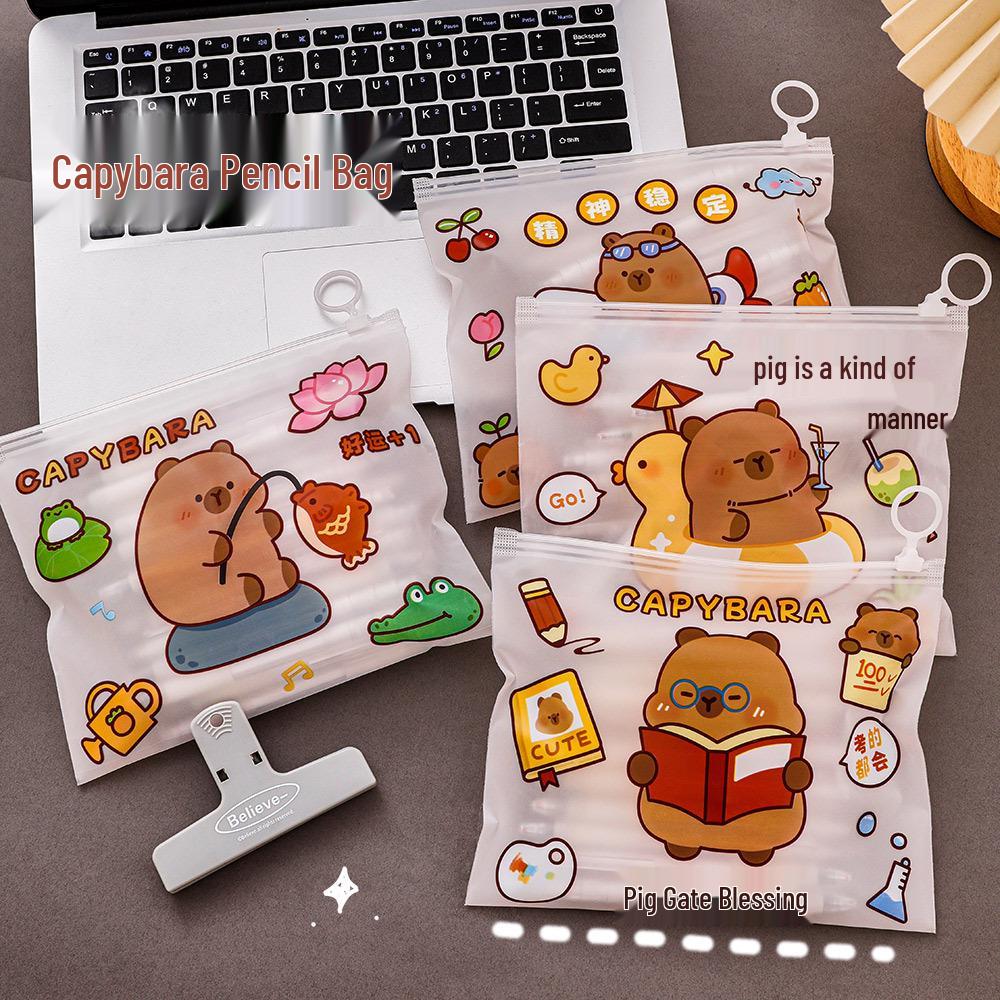 Capybara Keychain - Cute DIY Stationery Gift for Student Graduation or Children's Reward