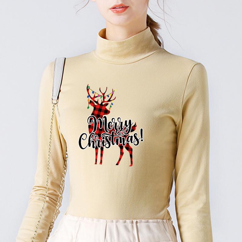 Weihnachts-Hirsch-Bügelbilder, handgefertigte Aufkleber, Kleidung, T-Shirts, Bekleidungsaufkleber, Kapuzensweatshirts, hitzegepresste dekorative Aufkleber