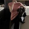 Pure Desire Style Spice Girl Sexy Slanted Shoulder Short-sleeved T-shirt Niche Fashion Design Sense Unique Irregular Top Ins