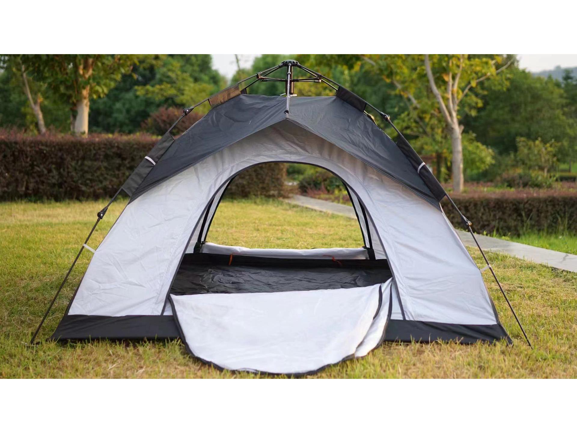 

Утолщенная автоматическая палатка-автомат: Складное, Солнцезащитное, Водонепроницаемое Снаряжение для Кемпинга на Открытом Воздухе 2-3 Person чёрный