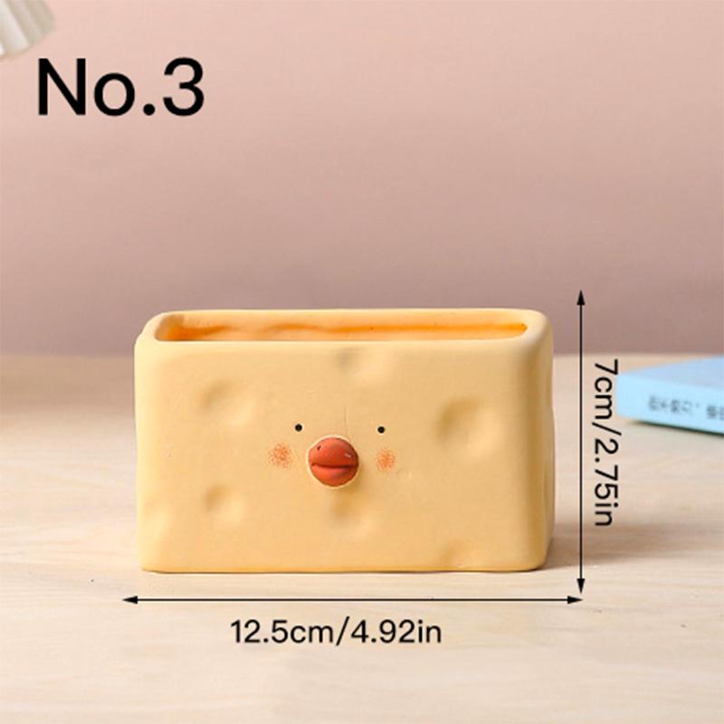 Cute Chick Ceramic Flower Pot Succulent Pot Planter Home Decor Garden Decoration Desktop Ornaments Bonsai Plant Pot