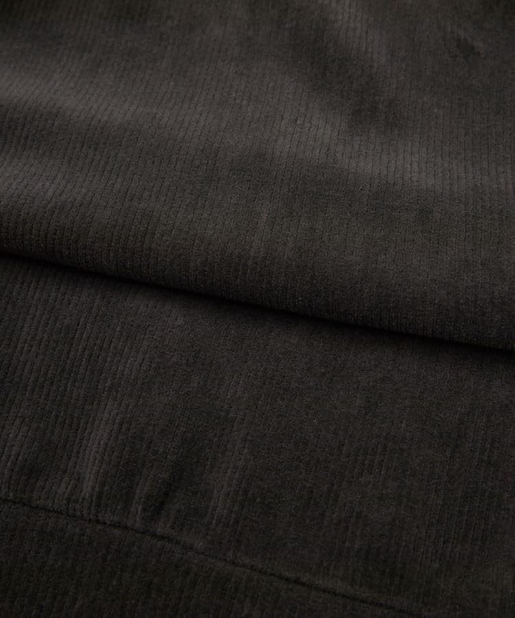 Snow Peak Corduroy Hoodie Zip Dark Small Women's S-Cropped GS-S25WWFFJ73, Men's/Women's, Charcoal,