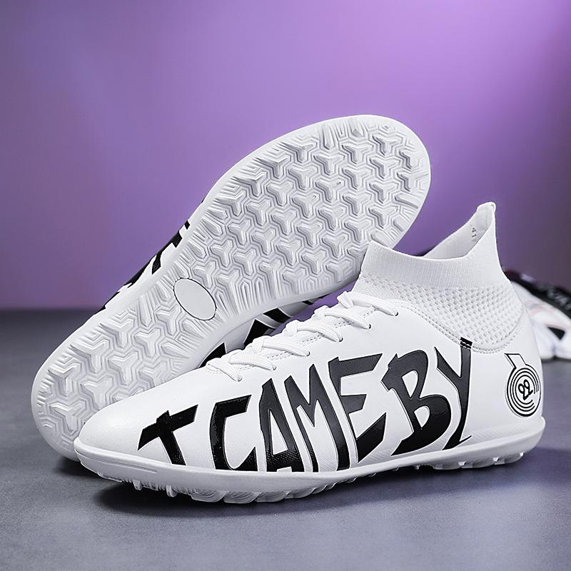

2025 Юаньян футбольные бутсы мужские высокие детские для подростков студентов искусственная трава соревновательные тренировочные бутсы 40