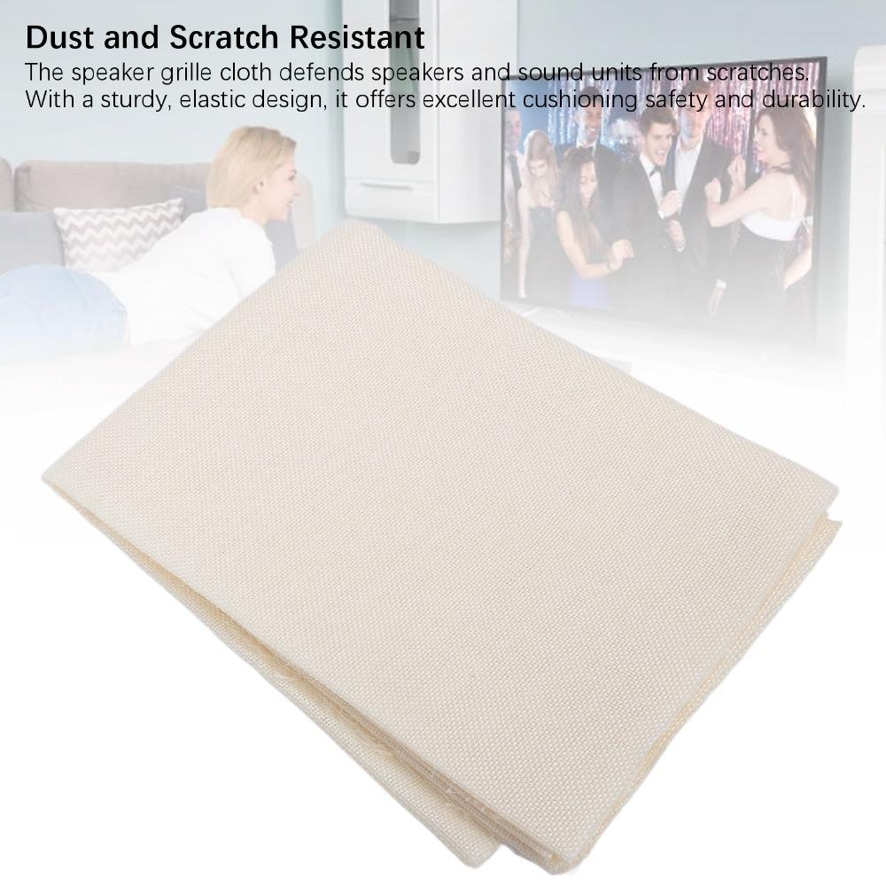 150x50cm Speaker Grill Cloth Cover Retro Style Speaker Mesh Grill Fabric  Speaker Grills белый