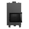 Water heating fireplace KRATKI MBZ right 13 kW Ø 200 black thermotec lining